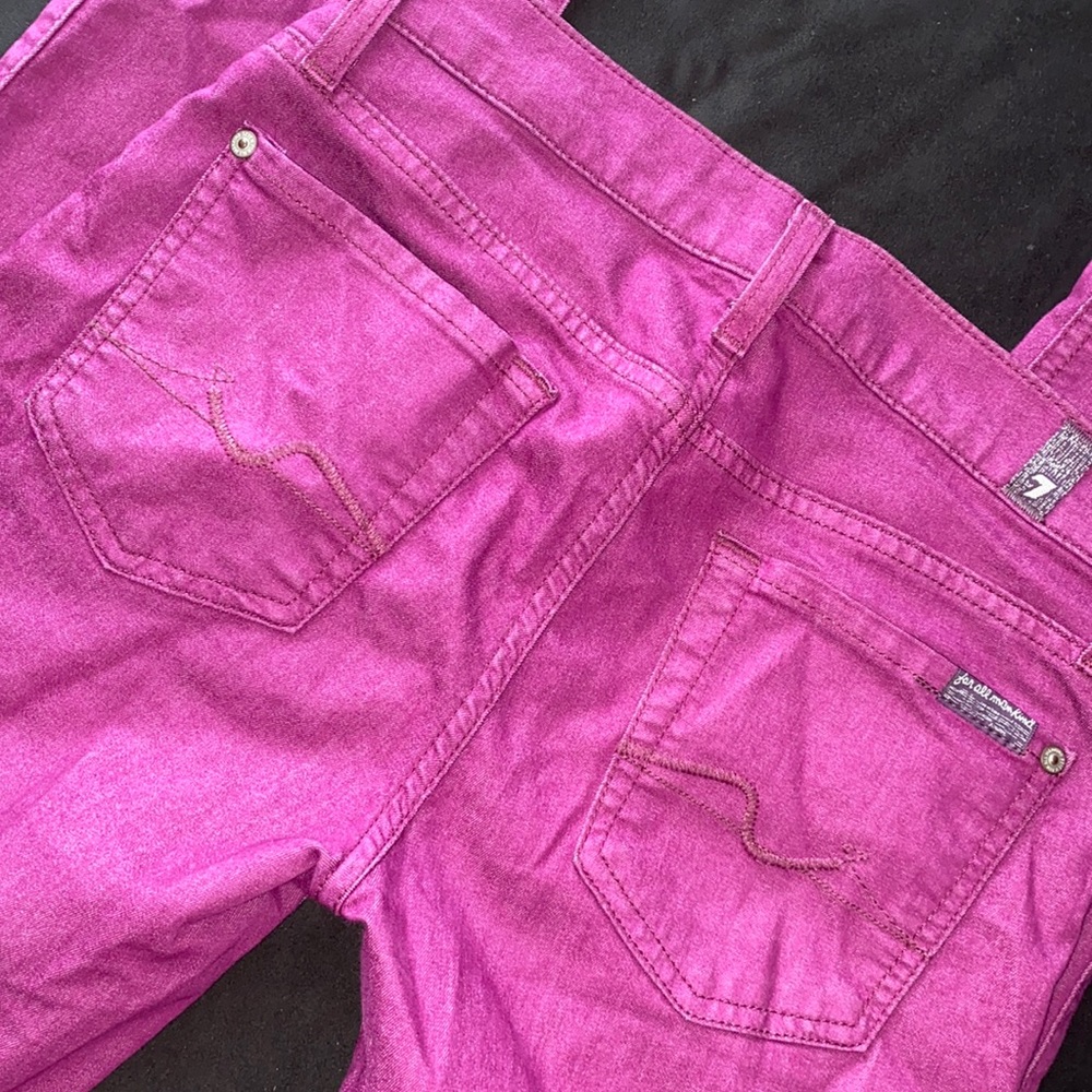 Fuschia Pink Seven7 Jeans (7 For All Mankind)